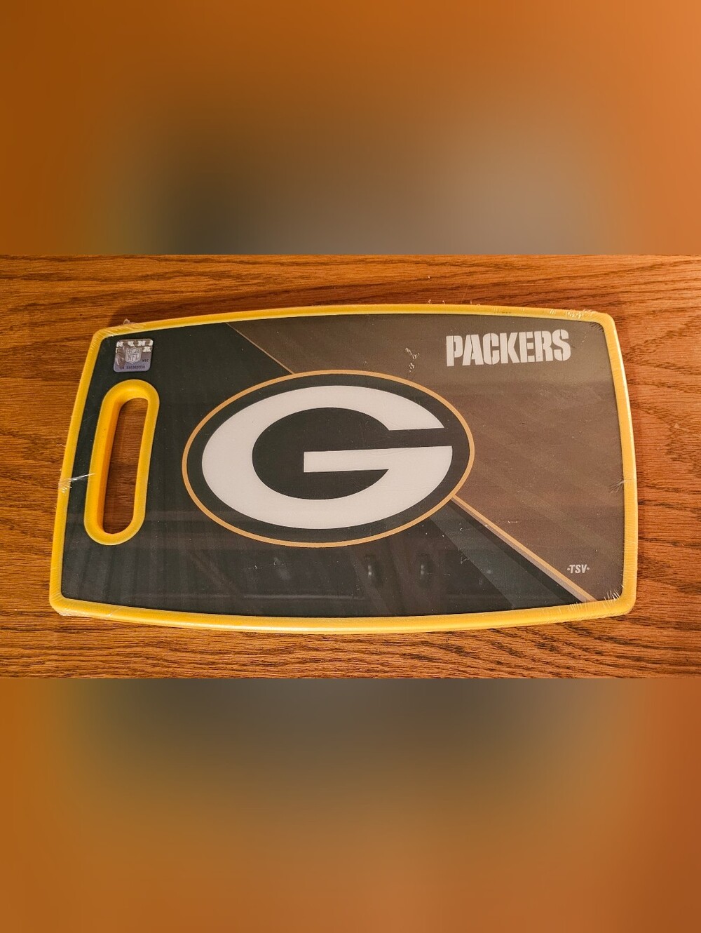 NFL Green Bay Packers Black and Yellow Cutting Board